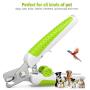 Slopehill Dog Nail Clippers, Pet Nail Clippers with Safety Guard to Avoid Over Cutting, Free Nail File, Razor Sharp Blade, Lock Switch - Professional Grooming Tool for Large and Small Animals