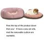 Oncpcare Kitty Cat House Small Animals House Soft Warm Rabbit Hut Frustum-Shape Guinea Pig Bed Hideout with Removable Cushion for Winter