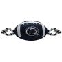 Pets First NCAA Penn State Nittany Lions Football Dog Toy, Tough Quality Nylon Materials, Strong Pull Ropes, Inner Squeaker, Collegiate Team Color
