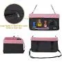 JESPET Dog Booster Seats for Cars, Portable Dog Car Seat Travel Carrier with Seat Belt for 24lbs Pets JESPET Dog Booster Seats for Cars, Portable Dog Car Seat Travel Carrier with Seat Belt for 24lbs Pets