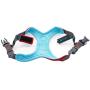 Gooby Dog Harness - Convertible Sport Step-in Neoprene Small Dog Harness with Adjustable Neck Fastener - Perfect on The Go Harness for Small Dogs or Cat Harness