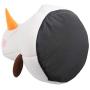 PAWISE Snowman Christmas Cat Cave Bed Kitten House, Soft Condo for Indoor Cats