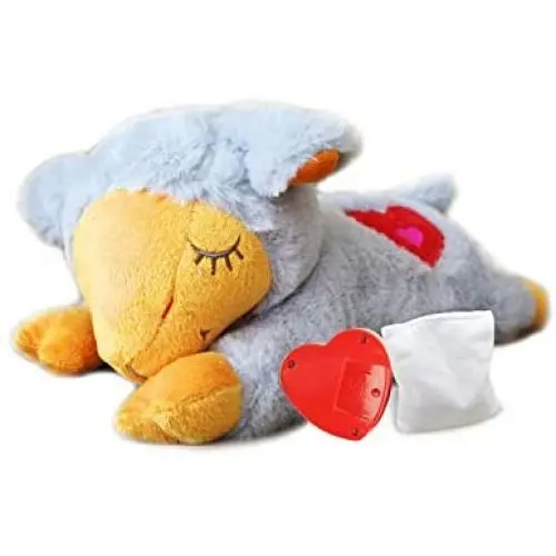All for Paws Puppy Heartbeat Stuffed Animal Toy, Heart Beat Behavioral Aid Toys with Heat Bag All for Paws Puppy Heartbeat Stuffed Animal Toy, Heart Beat Behavioral Aid Toys with Heat Bag
