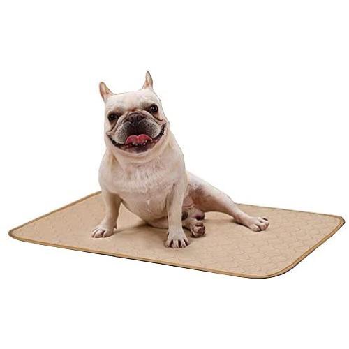 2 Pack Large Pee Pads for Dogs Puppy,Reusable Multi-Use Kennel Mat/Dog Bed/Dog Car Mat/Crate Mat,Training Pad for Home and Travel-4 Layers Design with Anti-Skid Bottom,Machine Washable