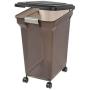 IRIS Premium Airtight Pet Food Storage Container, Smoke