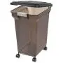 IRIS Premium Airtight Pet Food Storage Container, Smoke IRIS Premium Airtight Pet Food Storage Container, Smoke