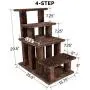 Furhaven Pet - Steady Paws Furniture Assist Multi-Step Dog Stairs for High Beds & Couch for Dogs & Cats - Multiple Heights & Colors Furhaven Pet - Steady Paws Furniture Assist Multi-Step Dog Stairs for High Beds & Couch for Dogs & Cats - Multiple Heights & Colors