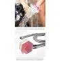 USWT Hexagonal Ergonomic Design Pet Bath Brush Dog Shower Head Bathtub Shower Attachment Sprayer Easy and Comfortable to Hold (Pink) USWT Hexagonal Ergonomic Design Pet Bath Brush Dog Shower Head Bathtub Shower Attachment Sprayer Easy and Comfortable to Hold (Pink)