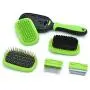 SpryPet 5-in-1 Pet Grooming Kit Dog Brush Cat Brush Dog Comb Cat Comb Pet Combing Set Pet Hair Remover with 5 Interchangeable Combs and Brushes for Large Medium and Small Dogs & Cats SpryPet 5-in-1 Pet Grooming Kit Dog Brush Cat Brush Dog Comb Cat Comb Pet Combing Set Pet Hair Remover with 5 Interchangeable Combs and Brushes for Large Medium and Small Dogs & Cats