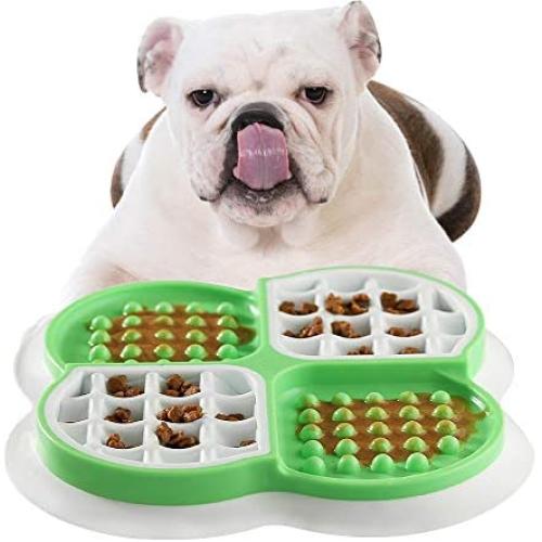 Silicone Dog Lick Mat,Pet Licking Mat for Dogs & Cats,Fun Alternative to Slow Feeder Dog Bowls,Boredom Buster, Calming Mat for Anxiety Relief,Perfect for Peanut Butter,Yogurt or Pumpkin Sauce