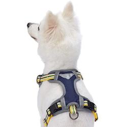 Blueberry Pet 10+ Colors Reflective Padded Dog Harnesses