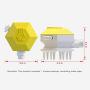 XoXa Pets Shower Bath Brush Attachment, Pet Combing Shower Sprayer,Pet Bath Brush Bathing Tool, Water Sprinkler Massaging Brush for Dogs and Cats,Washing Pets and Cleaning Tub