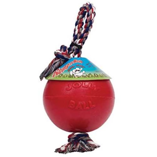 Romp-N-Roll Ball Size: 14'' H x 6'' W x 6'' D, Color: Red