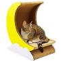 Cosmo’s Own Moon Cat Scratcher | Corrugated Cardboard | Moon Shape Bed