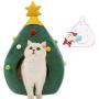 Ushang Pet Chirstmas Tree Cat House Bed, Green Portalbe Indoor Pet House for Kitten Cat Cave Tent Ushang Pet Chirstmas Tree Cat House Bed, Green Portalbe Indoor Pet House for Kitten Cat Cave Tent