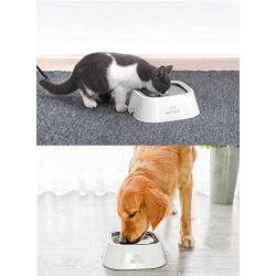 Joytale Dog Water Bowl,No Spill Pet Slow Water Feeder Dogs Bowls Dispenser,Pet Drinking Feeder Bowl for Dogs and Cats,35oz