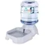 Automatic Dog Water Bowl with Wide Bowl for Dogs Cats Small Pets Under 30 lbs, 1 Gallon 3.8 Liter Capacity Replendish Gravity Waterer with Safety Twist Lock Opening, Dog Food Recipe eBook Included