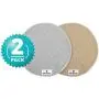Pet Parents Pawtect Pads Bundle Small Natural Classic & Natural Round Washable Dog Pee Pads 4 Total Premium Pee Pads for Dogs, Waterproof Whelping Pads, Reusable Dog Training Pads, Travel Pet Pee Pads