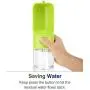 Pawaboo Pet Outdoor Water Bottle, Leakproof Food Grade ABS Dog Water Feeding Bottle with Bowl Dispenser Drinking Feeder, Portable Puppy Drinking Bottle for Outdoor Walking Travel, 15.2oz/450ml