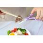 ZHYSKTHD Ceramic Scissors For Baby Food,Multi Purpose Scissors For Kitchen, Classrom, Craft, Pet Care And Never Rusts (Orange)