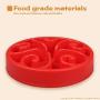 wangstar Slow Pet Bowl Slow Feeder for Dog Cats, Bloat Stop Puzzle Bowl Fun Maze Feeder Slow Feeding Anti-Skid Design