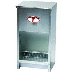 Little Giant Large Steel Poultry Feeder Galvanized High Capacity Poultry Feeder, 25 lbs (Item No. 171267)