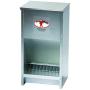 Little Giant Large Steel Poultry Feeder Galvanized High Capacity Poultry Feeder, 25 lbs (Item No. 171267)