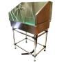 MiMu Pet Bath Grooming Tub Dog Washing Station from Home - Dog Bath Dog Bathing Tub with Back Splash and Faucet Assembly