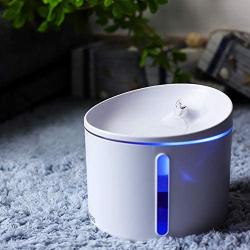 DOGNESS 1L Pet Water Fountain,Healthy and Hygienic Drinking Fountain Super Quiet Flower Automatic Electric Water Bowl for Dogs, Cats, Birds
