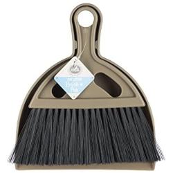 Pet Champion PCDPPP416 Cat Litter Mini Brush and Dust Pan, Small, Tan