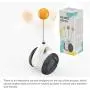 LZJDS Balance Car Design Tumbler Cat Toy Teaser Toys for Indoor Kitten Cats Ball Kitten Reat Puzzle Balanced Chasing Interactive Swing Chaser Turntable Pet Toy Pet Supplies,White,1 LZJDS Balance Car Design Tumbler Cat Toy Teaser Toys for Indoor Kitten Cats Ball Kitten Reat Puzzle Balanced Chasing Interactive Swing Chaser Turntable Pet Toy Pet Supplies,White,1