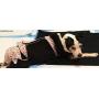 Barkertime Dog Diaper Overall - Made in USA - Mini Happy Monkey Escape-Proof Washable Dog Diaper Overall for Dog Incontinence, Marking, Housetraining and Females in Heat