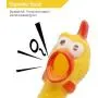 Novelty Place [Extra Load] Squawking Chicken Dog Toys - Large 16” - Yellow Rubber Squeeze Squeaky and Screaming Chicken for Pets or Kids