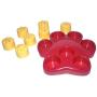 Winnii Multifunction Pet Bowl Feeder 7 Holes Dog Paw Educational Toys Puppy Puzzle Safety Plastic Dog Toy