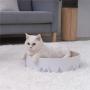 pidan Durable Cat Scratcher for Indoor Cats Cardboard 2in1 Cat Scratching Pad & Lounge - Cat Scratch Couch Bed with Geometric Pattern Modern Design