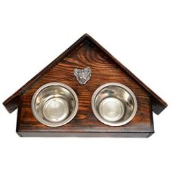 Papillon, a Dogs Bowl with a Relief from ArtDog