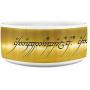 Awesome eMERCHency Lord of The Ring Dog Bowl The One Ring LOTR White Ceramic 7'' x 3'' Dog Bowl