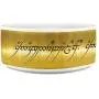 Awesome eMERCHency Lord of The Ring Dog Bowl The One Ring LOTR White Ceramic 7'' x 3'' Dog Bowl Awesome eMERCHency Lord of The Ring Dog Bowl The One Ring LOTR White Ceramic 7'' x 3'' Dog Bowl