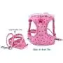 AUEAR, Soft Mesh Fabric Small Dog Vest Harness Girl Harness Leash Set Harness Leash Set for Small Dogs Puppy Vest Harness Cat Vest Harness Pink Color (Style B: Chest 11.8-19.7'', Neck 10'') AUEAR, Soft Mesh Fabric Small Dog Vest Harness Girl Harness Leash Set Harness Leash Set for Small Dogs Puppy Vest Harness Cat Vest Harness Pink Color (Style B: Chest 11.8-19.7'', Neck 10'')