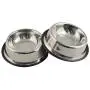 Mlife Stainless Steel Dog Bowl with Rubber Base for Small/Medium/Large Dogs, Pets Feeder Bowl and Water Bowl Perfect Choice (Set of 2) Mlife Stainless Steel Dog Bowl with Rubber Base for Small/Medium/Large Dogs, Pets Feeder Bowl and Water Bowl Perfect Choice (Set of 2)