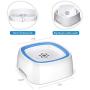 Dog Water Bowl Vehicle Carried Floating Bowl, No Spill Dog Bowl Anti Gulping Dripless Avoid Wet Mouth Pet Bowl with Food Grade Material for Dogs/Cats, Keep Water Fresh
