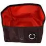 Puppia PLRA-PB9327-BR-FR Brown Trek Square Portable Bowl Pet-Bowls, One Size