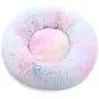 KAMA BRIDAL Marshmallow Cat Bed, Round Donut Beds Sofa for Small Dogs, Warm Plush Calming Pet Bedding, Pluffy, Comfy&Cute Faux Fur Cuddler Indoor, Size 23'' KAMA BRIDAL Marshmallow Cat Bed, Round Donut Beds Sofa for Small Dogs, Warm Plush Calming Pet Bedding, Pluffy, Comfy&Cute Faux Fur Cuddler Indoor, Size 23''