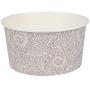 Glad for Pets Disposable Feeding Bowls | Large Disposable Dog Bowls | Made from Recyclable Material in Teal Pattern | 3.5 Cup Feeding Size, 100 Count