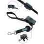 Petopt Dog Poop Bag Holder Leash Attachment,Heavy Duty Waterproof, Fits Any Dogs Running,Walking,Hiking Accessory (Dark Gray)