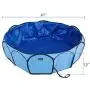 Petsfit 41''X12'' Foldable and Portable Pet Non-Inflatable Swimming Pool/Ball Pit/Bathing Pool for Baby or Puppy Sky Blue