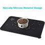 Juqiboom Silicone Waterproof Dog Cat Pet Feeding Mats, Non Slip, Easy Clean Pet Dog Cat Bowl Mats Placemat