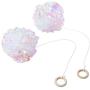 ocijf179 Pet Toy Oversized Candy Color Sound Paper Ball Ring Toys Cat Interactive Pet Supplies - Candy Colored