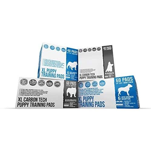 Bulldogology Premium Puppy Training Pee Pads Bundle Kit (X-Large, 40 & 60-Count)