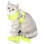 SMALLLEE_Lucky_Store CWYP00127 Ultra Suede Small Dog Cat Harness Leash Dots Bow SMALLLEE_Lucky_Store CWYP00127 Ultra Suede Small Dog Cat Harness Leash Dots Bow